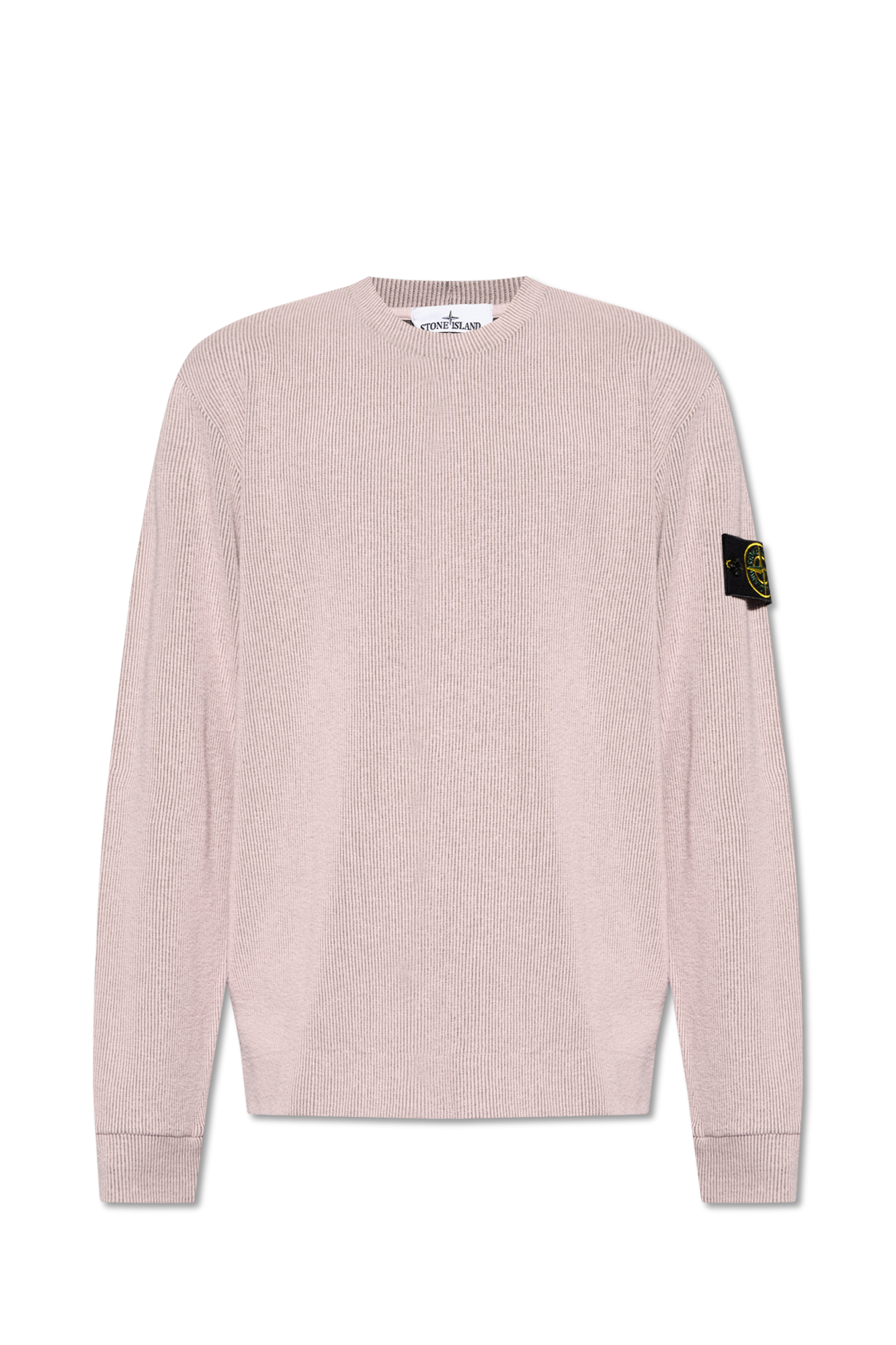 Baby pink stone island jumper best sale